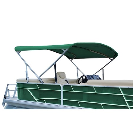 Eevelle Summerset Premium Bimini Top Kit w/ Hardware and Frame - Height 54in SS-544B96-HTR